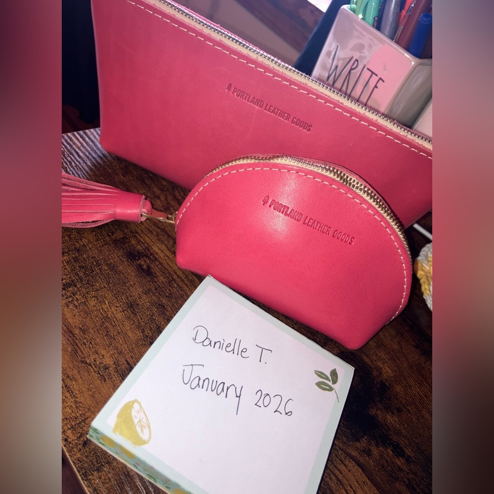 Portland Leather Tulip Littles Pink Women's Bag Set